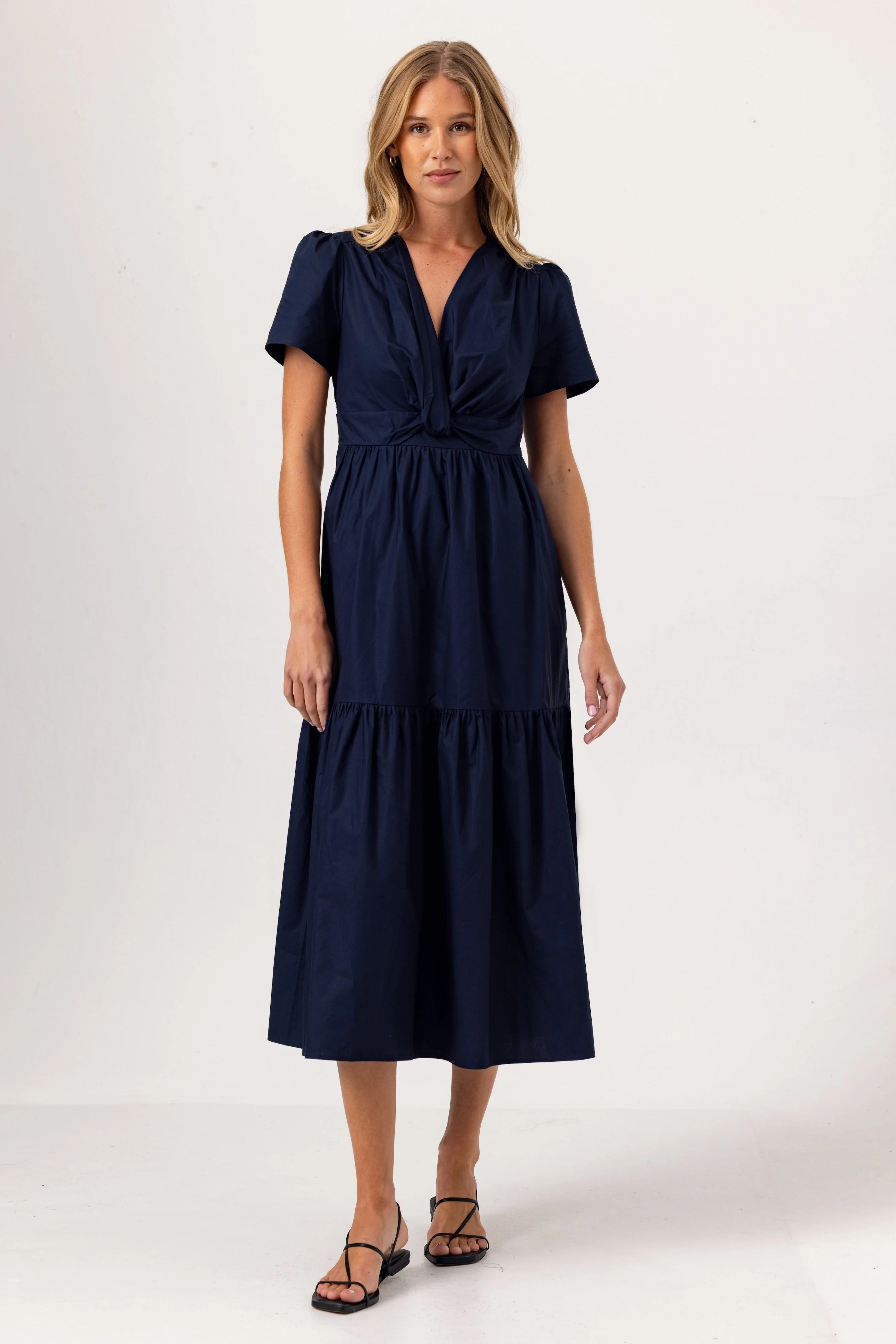 Sundays Fleet Dress in Navy – Whim Boutique