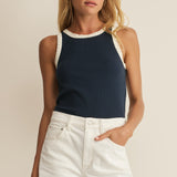 Z Supply Clarke Rib Tank in Eclipse