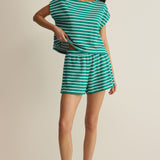Z Supply Tilly Striped Short in Rainforest