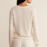 Z Supply Lovely Pointelle Top in Vanilla Ice