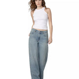 Blank NYC The Harrison Low Rise Baggy Jean in Lead The Way