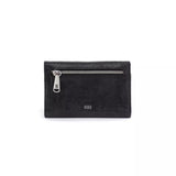 Hobo Jill Trifold Wallet in Black