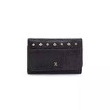 Hobo Jill Trifold Wallet in Black