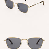 Z Supply Fastlane Polarized Sunglasses in Tort Gold-Grey