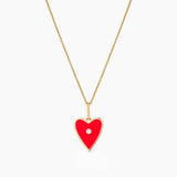 THATCH Amaya Red Enamel Necklace