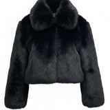 Blank NYC Make It Rain Faux Fur Jacket