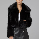 Blank NYC Make It Rain Faux Fur Jacket