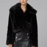 Blank NYC Make It Rain Faux Fur Jacket