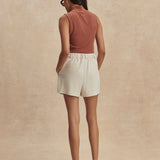 Varley Tansy Woven Short in Ivory