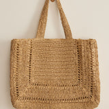 Z Supply Hideaway Raffia Tote in Natural