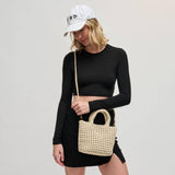 Sol and Selene Ambrosia Small Crossbody in Cream