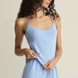 Z Supply Lynn Pointelle Cami in Ice Blue