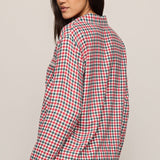 Z Supply Jolly Gingham PJ Top in Ruby Red