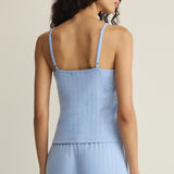 Z Supply Lynn Pointelle Cami in Ice Blue