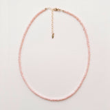 Kris Nations Pink Seed Pearl Necklace in Gold-Filled