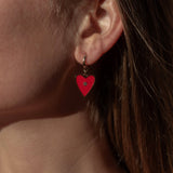 THATCH Amaya Red Enamel Earrings
