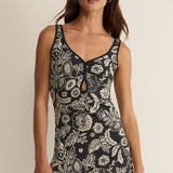 Z Supply Hallie Luz Floral Mini Dress in Black