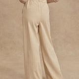 Varley Rocio Wide Leg Pant in Birch