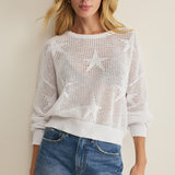 Z Supply Star of the Show Sweater in White