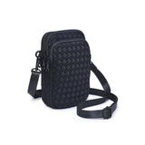 Sol and Selene Divide & Conquer Woven Neoprene Crossbody in Black