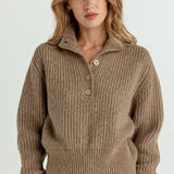 Sundays Nola Sweater in Walnut Heather