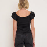 Nation Angelica Top in Jet Black