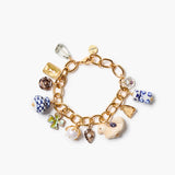 Chan Luu Delft Charm Bracelet Multi