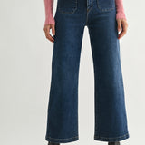JBD The Sailor Pocket Wide Leg in Dark Denim