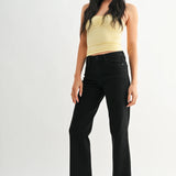 JBD Stretchy Straight Jean in Black