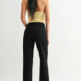 JBD Stretchy Straight Jean in Black