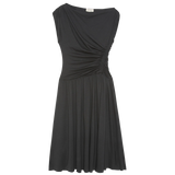 Nation Claressa Midi Dress in Jet Black