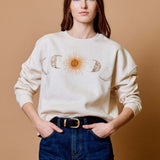 Cleobella Celestial Sweatshirt in Ivory
