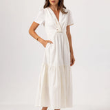 Sundays Fleet Dress in White