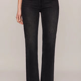Z Supply The Muse High-Rise Straight Denim in Nocturne