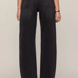 Z Supply The Show Off High-Rise Bowed Denim in Nocturne