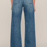Z Supply The Head Turner High-Rise Wide Denim in Hush