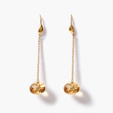 Chan Luu Camille Drop Earrings Citrine