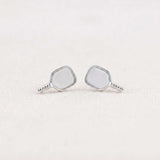 Kris Nations Paddle Up Stud Earrings in Sterling Silver