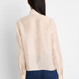 Nic + Zoe Tie Neck Top in Palomino