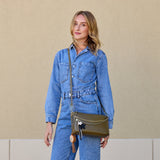 HOBO Stardust Bag Swag in Pebbled Leather Black