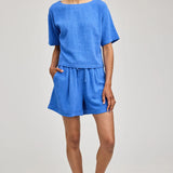 Gentle Fawn Juno Short in Riviera Blue