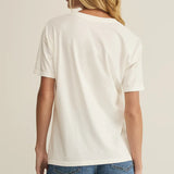 Z Supply Palms Boyfriend Tee in Sea Salt