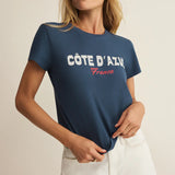 Z Supply Cote Tourist Tee in Twilight Blue