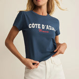 Z Supply Cote Tourist Tee in Twilight Blue
