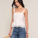 Heartloom Fernando Top in Eggshell