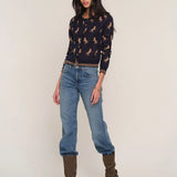 Heartloom Astra Cardi in Navy