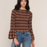Heartloom Tracy Top in Cafe