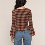Heartloom Tracy Top in Cafe