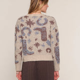 Heartloom Xena Sweater In Oat