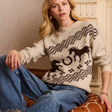 Heartloom Yulia Sweater in Ecru